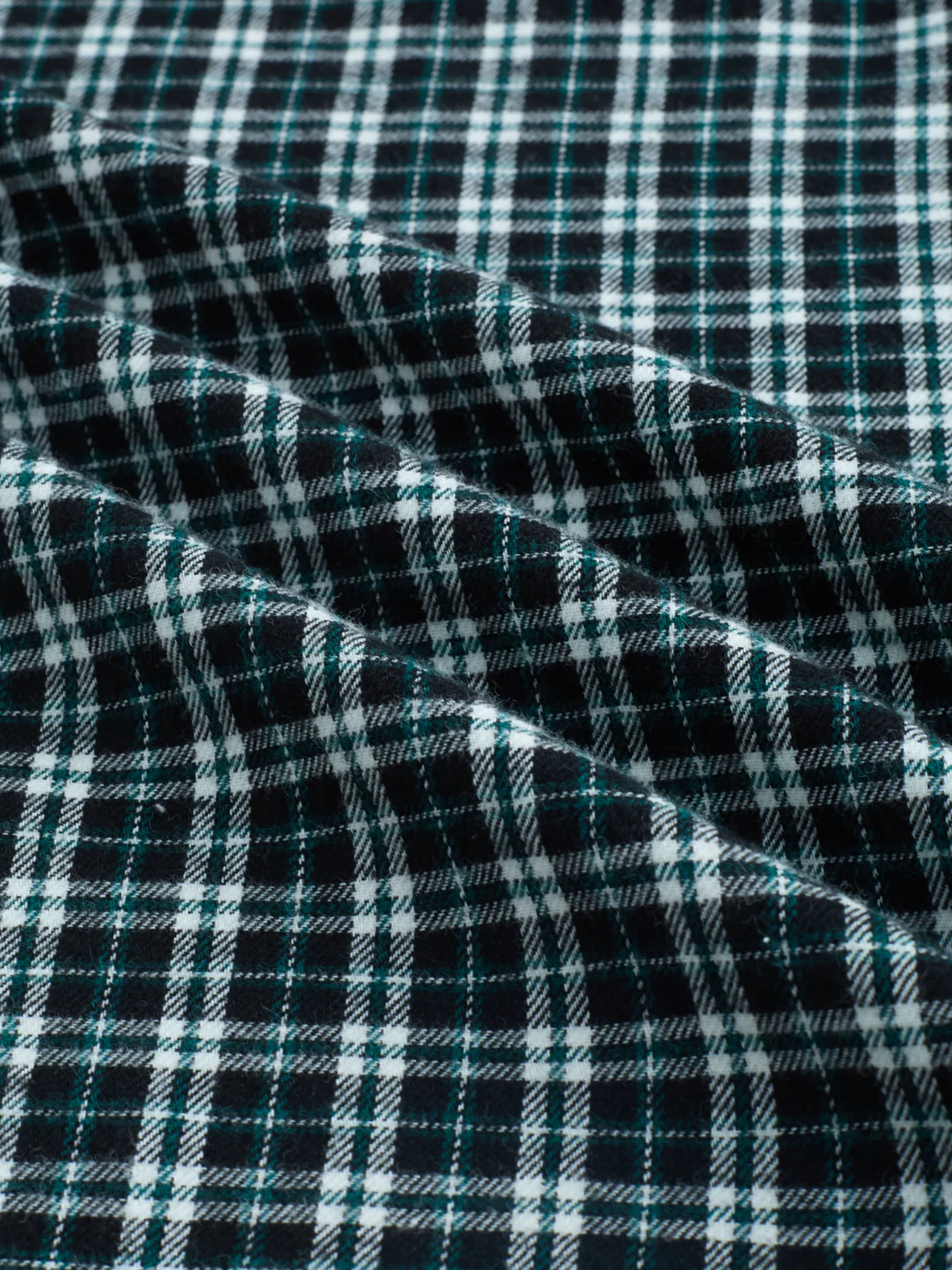 Multi Shepherd’s Check Boxy Fit Crop Flannel Shirt - Image 8