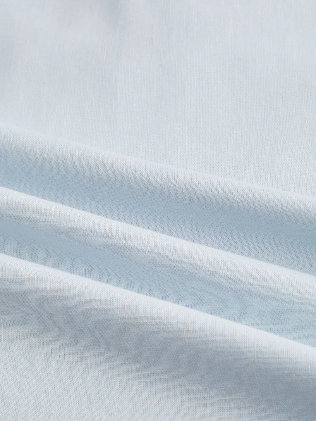 Premium Sky Blue Slub Textured Linen Blend Kurta - Image 3